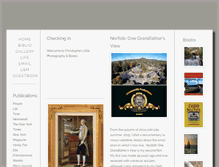 Tablet Screenshot of christopherlittle.com